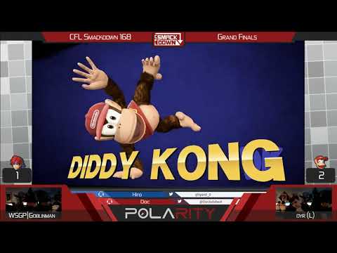 CFL Smackdown 168 WiiU - WSGP | Goblinman (Roy) vs Dyr (Diddy Kong) - Grand Finals