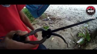 Tutorial : Simple Knot For Hammock With Carabiner