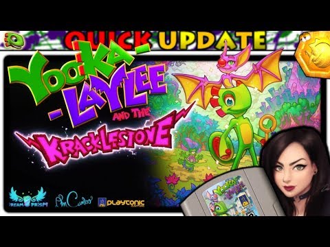 Yooka-Laylee Quick Update - Graphic Novel!! Daley Kong joins Playtonic!!! New Merch?!