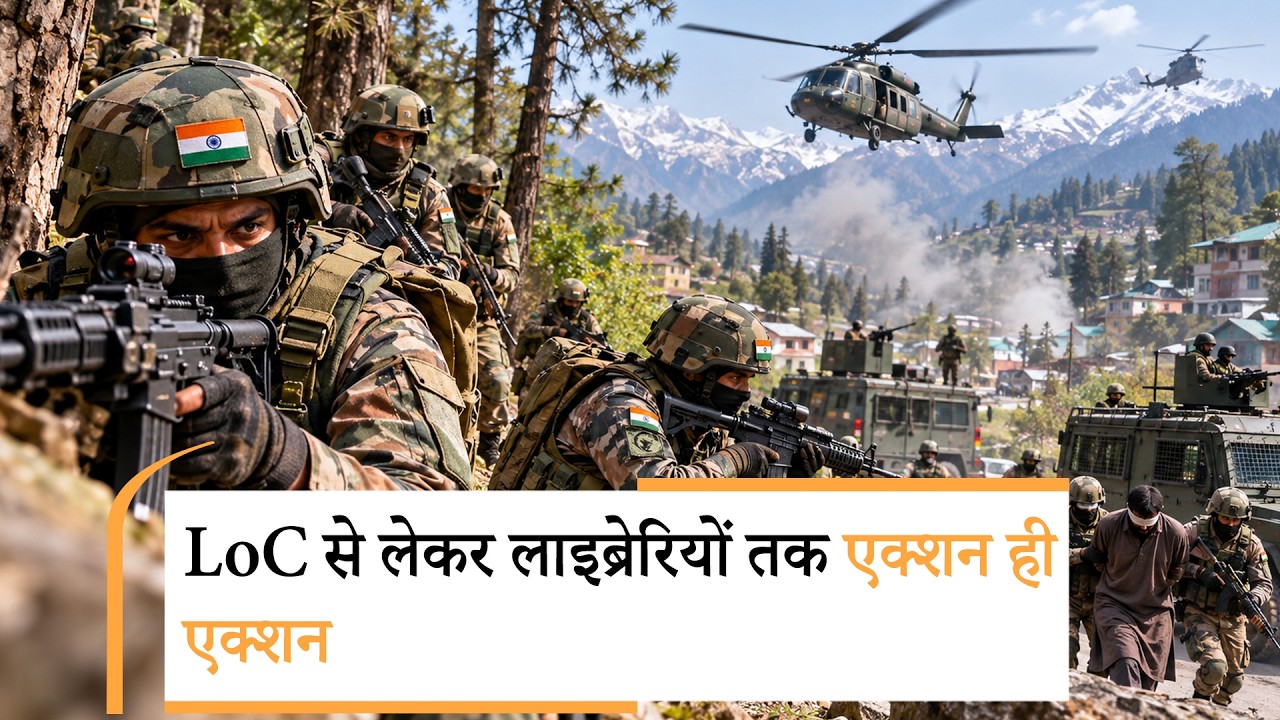 J&K में चौतरफा शिकंजा! LoC पर लैंडमाइन मिलीं, आतंकी मददगार की संपत्ति गई, किताबों पर भी कार्रवाई