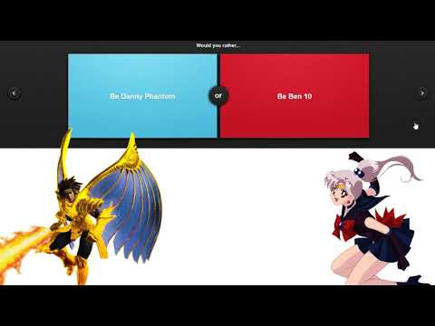 Sailor Peace vs Draco (DragonKnight) - Would You Rather?