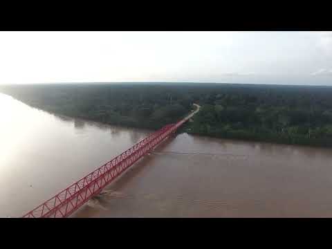 BOLIVIA - PANDO Cruzando la Amazonía, Increíble vista aérea del Puente Peña Amarilla