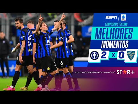 Gols e lances de Internazionale x Lecce