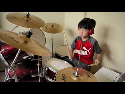 Counting Stars - OneRepublic - Drum Cover By 10 Year Old Joh Kotoda