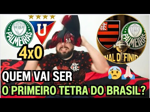 REACT MELHORES MOMENTOS PALMEIRAS 4X0 LDU - PALMEIRAS CONSEGUIU REVERTER E TEREMOS OUTRA FINAL 