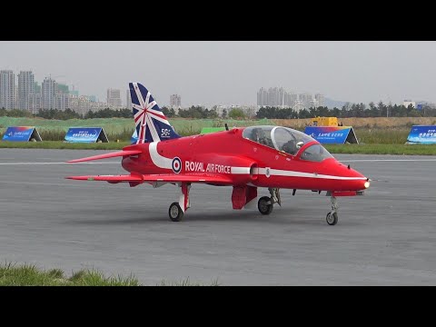 RONGCHENG JWM TEAM FRANCE BAE HAWK 50.ANNIVERSARY SCALE TURBINE MODEL JET