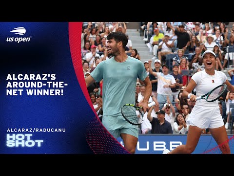 Raducanu Shocked After Alcaraz's INSANE Shot! | 2025 US Open