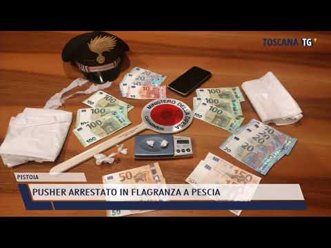 2021-10-06 PISTOIA - PUSHER ARRESTATO IN FLAGRANZA A PESCIA