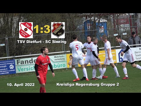 TSV Dietfurt - SC Sinzing 1:3 - Herren/Kreisliga Regensburg Gruppe 2