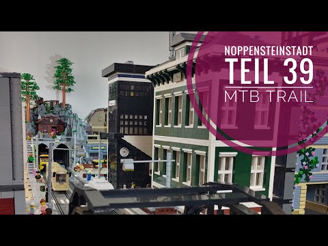 Noppensteinstadt - Teil 39 Mountainbike Trail am Berg // BlueBrixx Lego