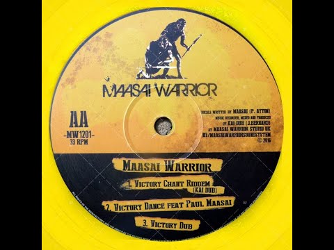 MAASAI WARRIOR - MW1201 - Paul Maasai - Victory Dance + Dub + Kai Dub  - Victory Dance Riddem (12")