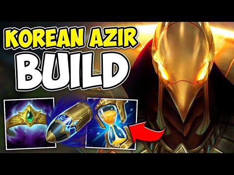 This Korean Azir build will 100% increase your win-rate! (Become impossible to kill)