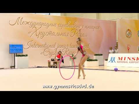 Arina Krasnorutskaya (BLR) - Junior 34 - Crystal Rose Cup Minsk 2018