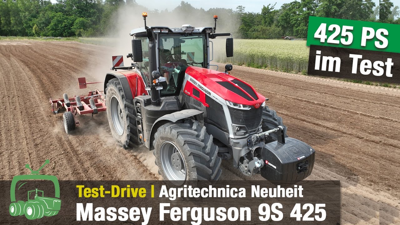 Massey Ferguson 9S im Test-Drive | Traktoren Neuheit | Agrartechnik | Landmaschinen | MF 9S 425