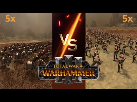 Can 5 Sisters of Slaughter Take Out 5 Reiksguards in Total War: Warhammer 3?