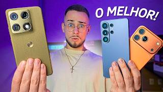 MOTOROLA vs SAMSUNG vs IPHONE - Qual é o MELHOR Top de Linha CUSTO-BENEFÍICIO de 2026!!!
