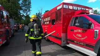 Box Alarm Detroit Fire Department Squad 1