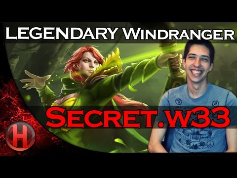 Secret.w33 LEGENDARY Windranger vs. Vici Gaming Dota 2