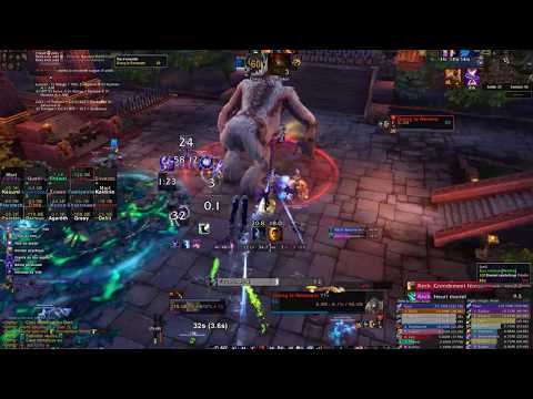 Les Croisés vs Grong Mythique - PoV Shadow Priest - Dazar'alor