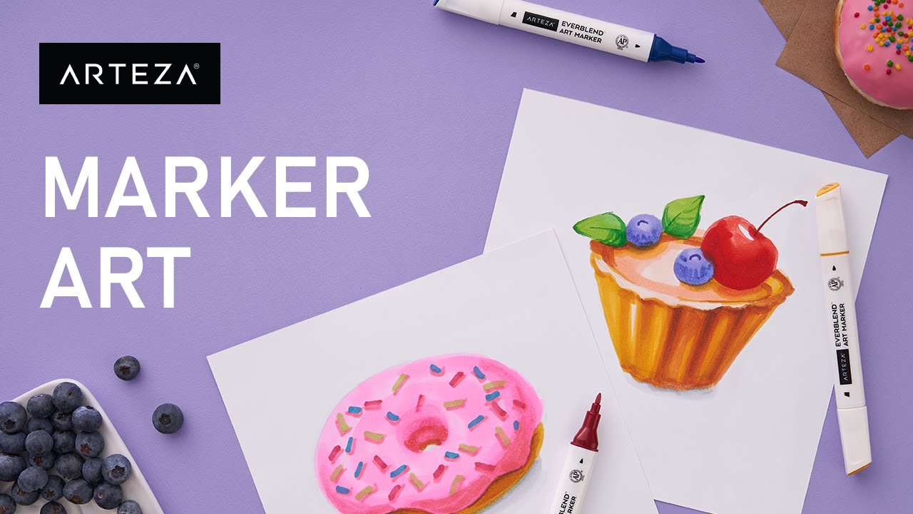 🍰 How To Start With Alcohol Markers: 3 Sweet Ideas You'll Want To Try!