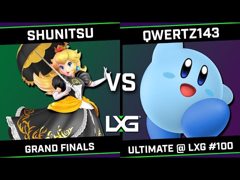 Smash Ultimate @ LXG 100 - GRAND FINALS - Shunitsu (Peach) vs qwertz143 (Kirby)