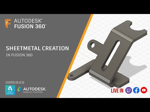 Sheetmetal Creation in Fusion 360