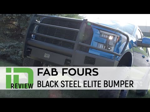 Fab Fours Black Steel Elite Front Bumper