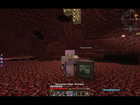 Minecraft All The Mods Ep.9 - Using RFTools Builder to Quarry The Nether/Started Mekanism
