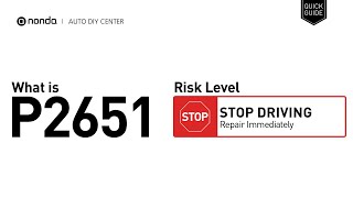 Meaning of OBD p2651