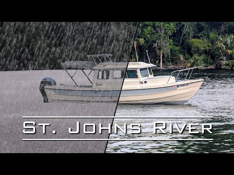 195 Miles Solo Boat Camping. Rain, Springs, Motor Trouble, only halfway....
