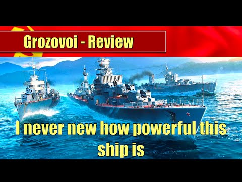 Tier X Grozovoi Review - I didn't realize how powerful this ship is | #worldofwarships