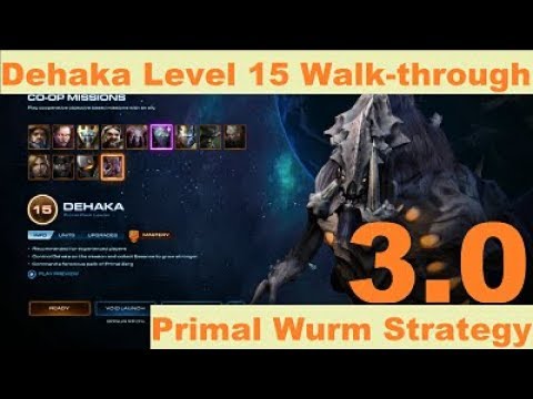 StarCraft 2: How To Use The Primal Wurm + Vorazun Strategy With Dehaka, Level 15 Co-op