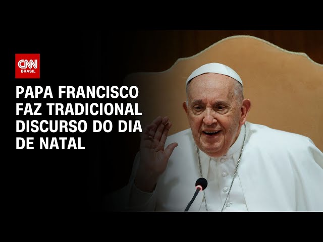 Papa Francisco faz tradicional discurso do dia de Natal | CNN NOVO DIA