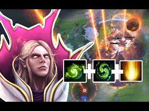 INSANE INVOKER COMBO REFRESHER+REFRESHER SHARD+CATACLYSM!!! - Dota 2