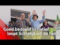 Ali B komt bewoners van Huize Padua opvrolijken met bloemen, maar dat wordt al snel 'iets te close'