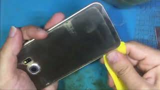 Samsung S6 edge back cover replacement || How to open Samsung S6 edge back panel