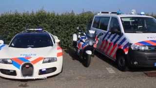 preview picture of video '17-09-2014: Politie Delft neemt Bugatti Veyron in gebruik'