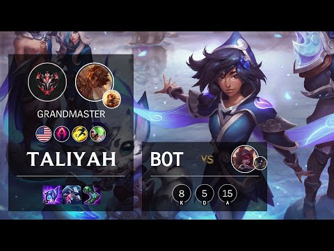 Taliyah Bot vs Xayah - NA Grandmaster Patch 11.7