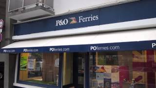 preview picture of video 'P&O Ferries Ticket Office in Calais, France'