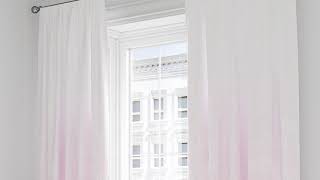 Комплект штор «Реминес (бело-розовый)» — видео о товаре
