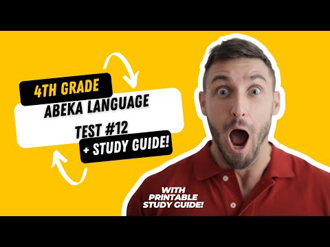 Abeka English 12 Test 9