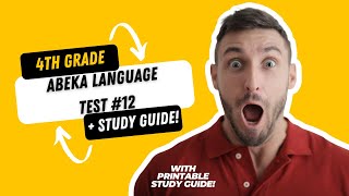 Abeka Academy: Ace your 4th Grade Abeka Language Test 12