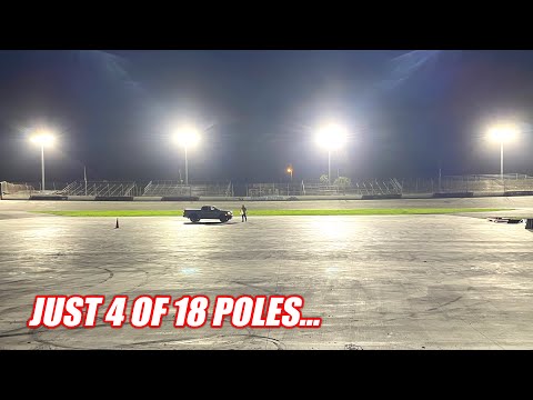 Testing One Section of the Freedom Factory's NEW Lighting System... Might've Over Done It!!!!