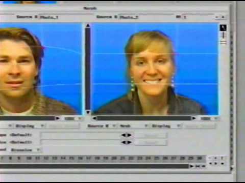 Morphing Images, old school: SGI Onyx with Wavefront 1994