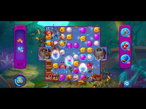 Fishdom Very Hard level 11537 no boosters フィッシュダム ベリーハード