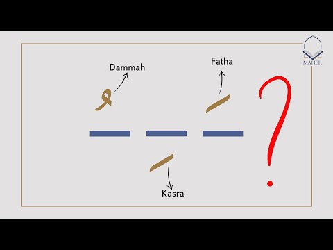 How do we correctly pronounce the Fatha, Kasra, and Damma?