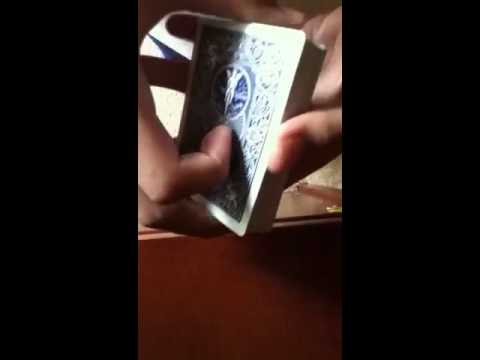 Drunken girl card trick