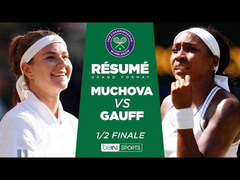 WIMBLEDON : Karolína MUCHOVA vs Coco GAUFF | 1/2 Finale