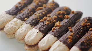 초코 다쿠아즈 빼빼로 만들기 Chocolate Dacquoise Pepero Recipe | 한세 HANSE