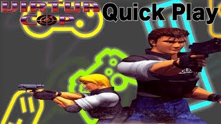 Re-enthused - Virtua Cop on Sega Saturn Quick Play